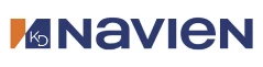 Logo Of Navien, Featuring The Text &Quot;Kd Navien&Quot; With A Stylized Orange And Blue Element On The Left.