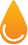 A simple, stylized orange droplet on a transparent background, evoking a sense of solace.
